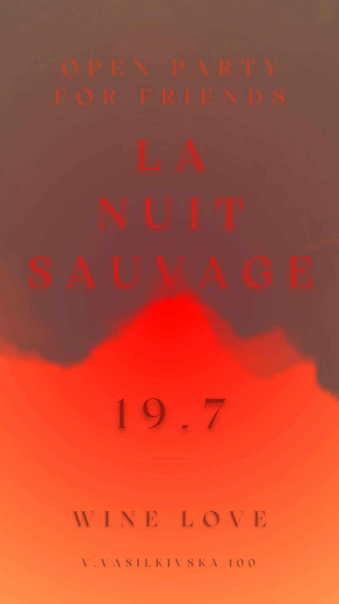 La Nuit Sauvage: Velvet & Vino