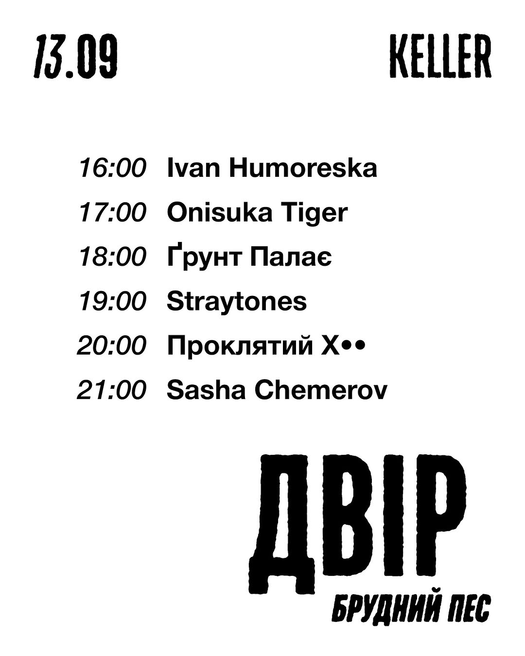 Виступи артистів