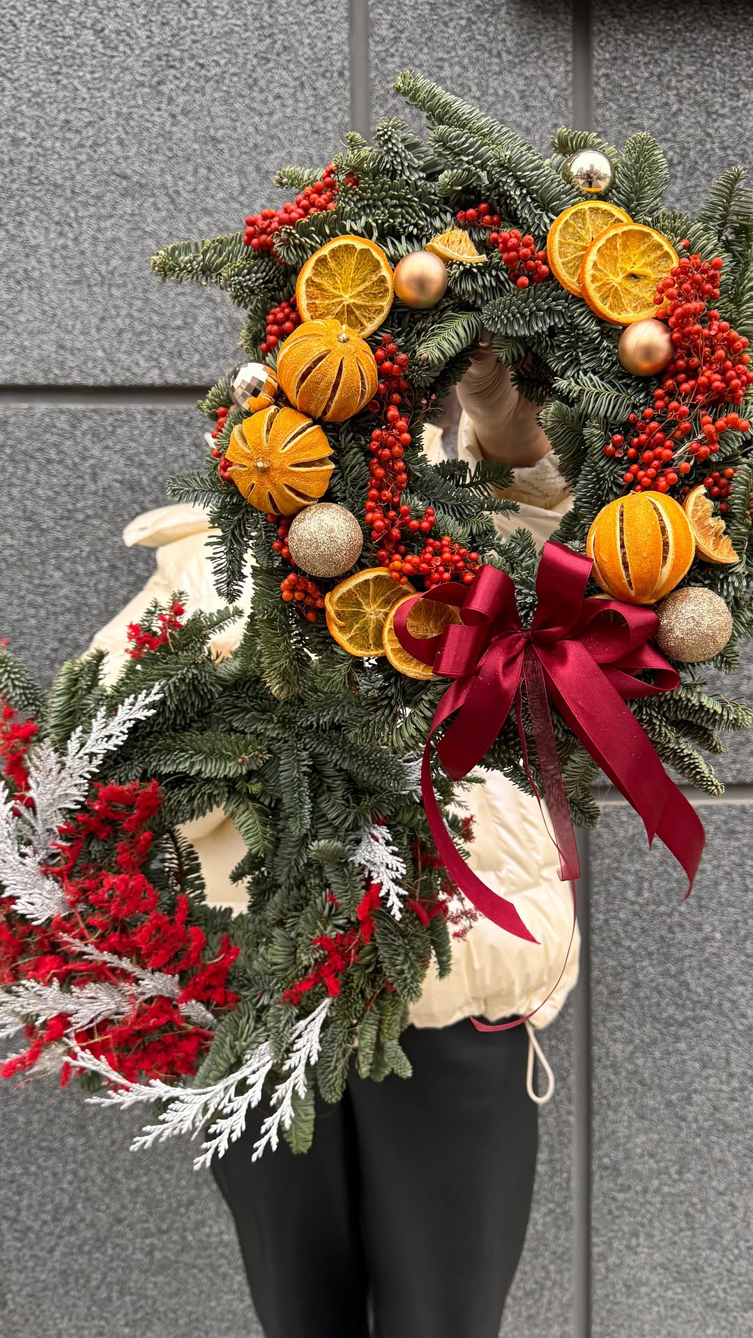 МК зі створення новорічного віночка