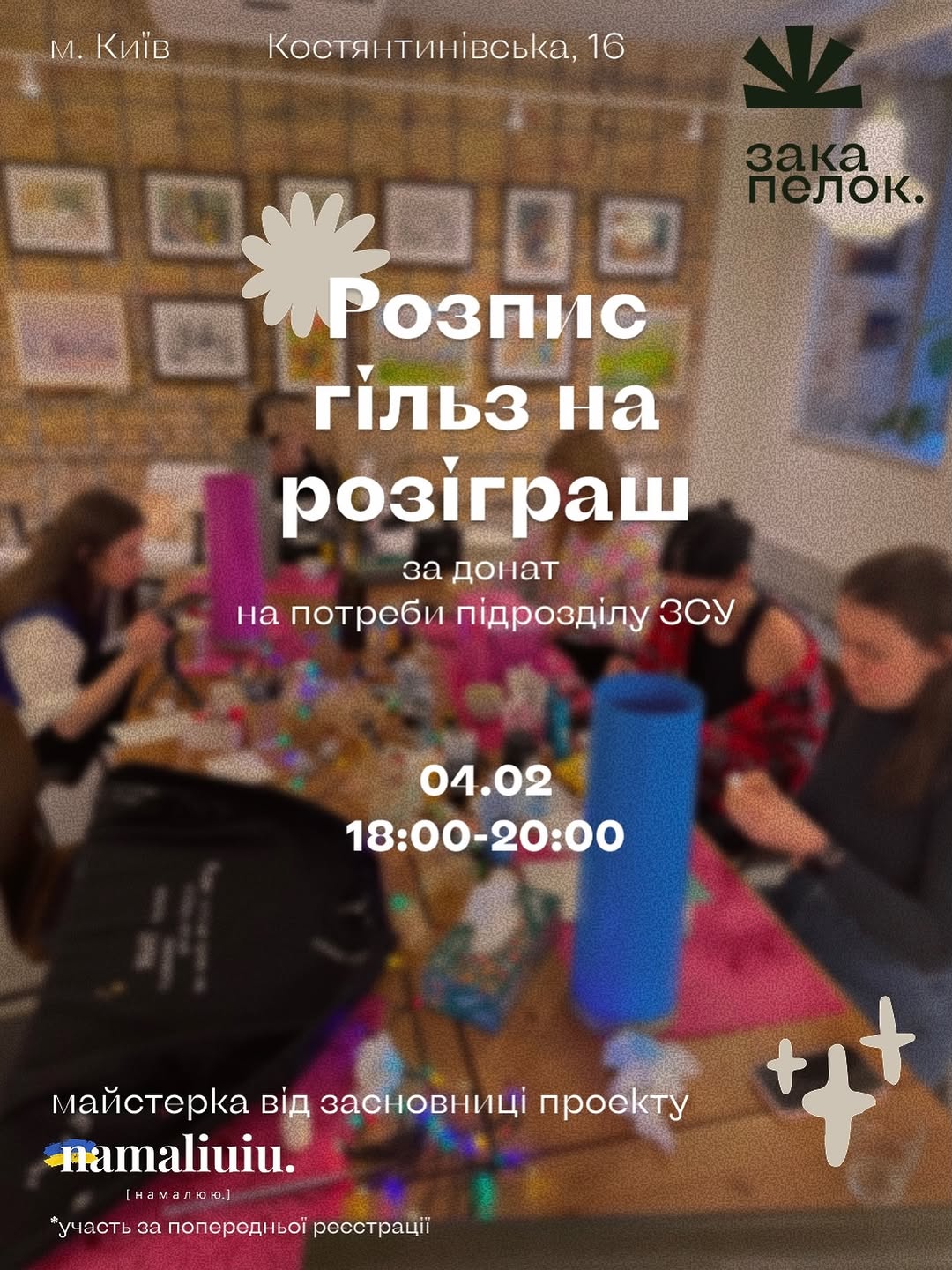 Майстер-клас з розмальовування гільз